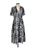 Rachel Roy Animal Print Silver Casual Dress Size XS - photo 1