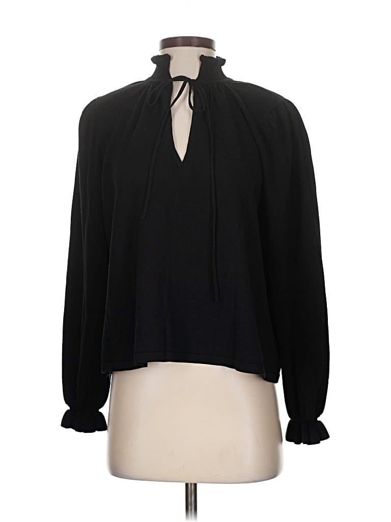 Pre-owned Ba&sh Cardigan Sweater In Black