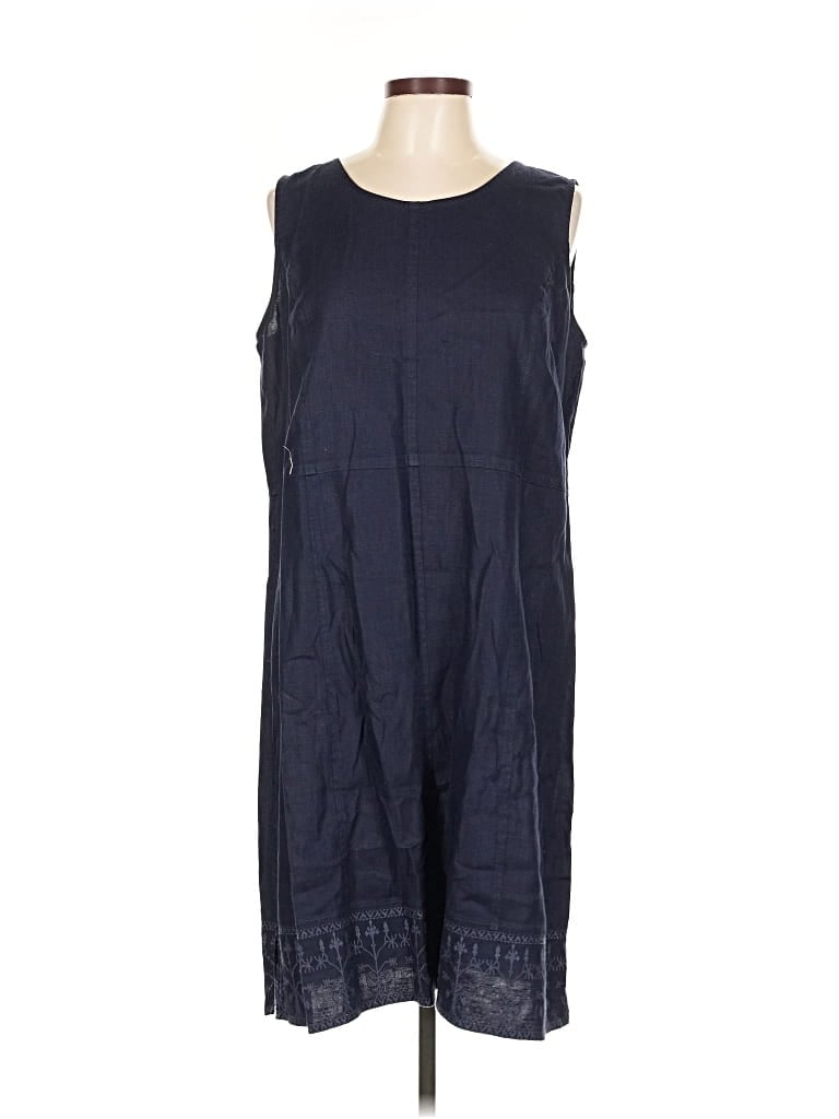 Pre-owned Jjill Casual Dress In Blue