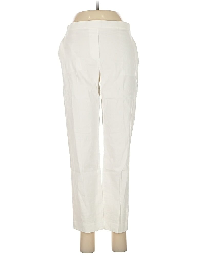 Pre-owned Theory Linen Pants In White