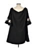 Jennifer Lopez Black 3/4 Sleeve Blouse Size L - photo 2