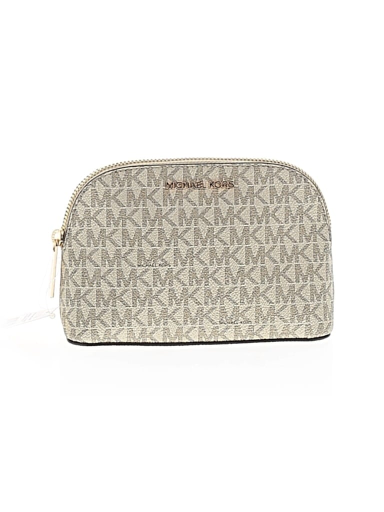 Michael Michael Kors Makeup Bag In Gold