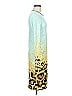 Assorted Brands Graphic Teal Cocktail Dress Size M - photo 4