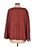 Max Studio 100% Polyester Burgundy Long Sleeve Blouse Size L - photo 2