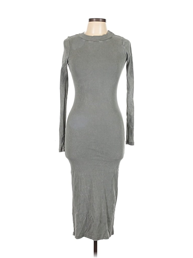 Pre-owned Young Fabulous & Broke Casual Dress In Gray