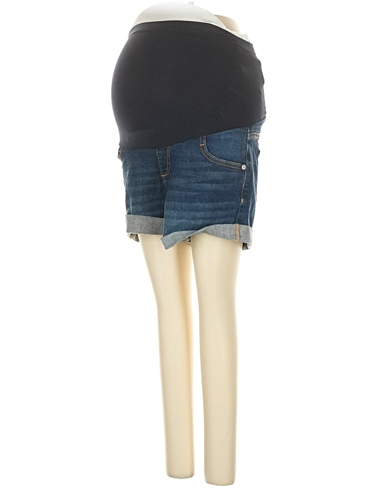 Pre-owned Indigo Blue Denim Shorts In Blue