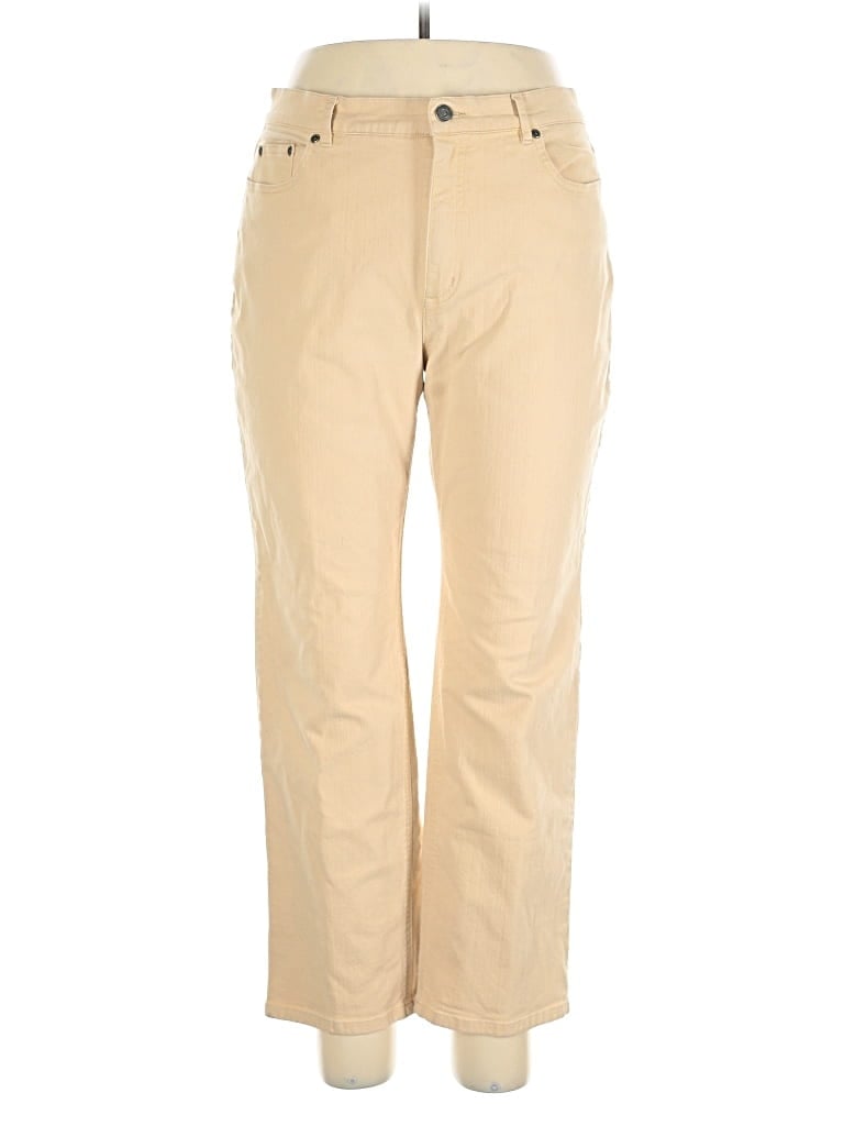 Pre-owned Talbots Khaki Pant In Brown