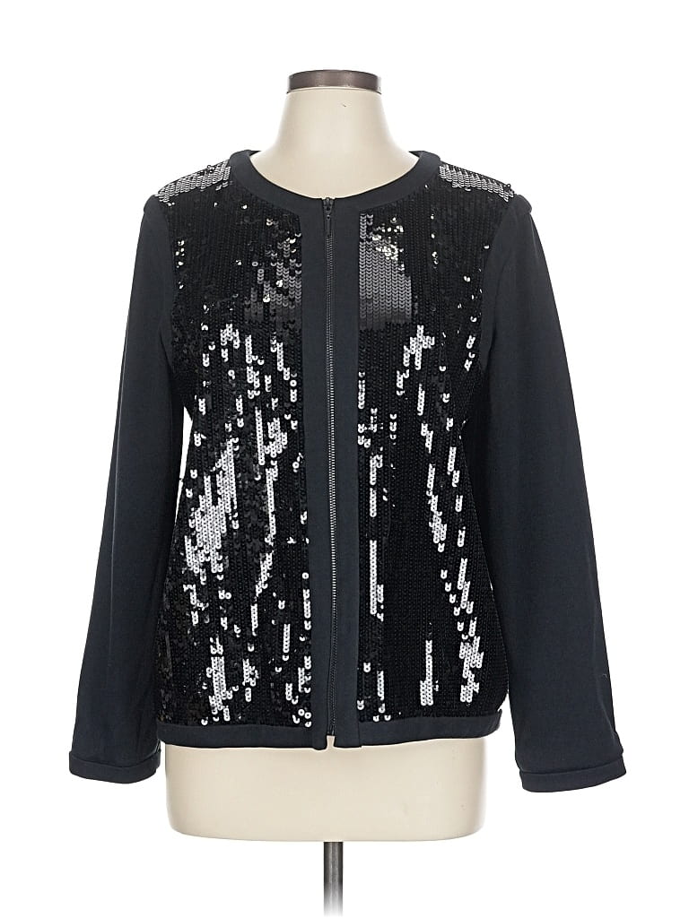 Pre-owned Joan Vass Jacket In Black