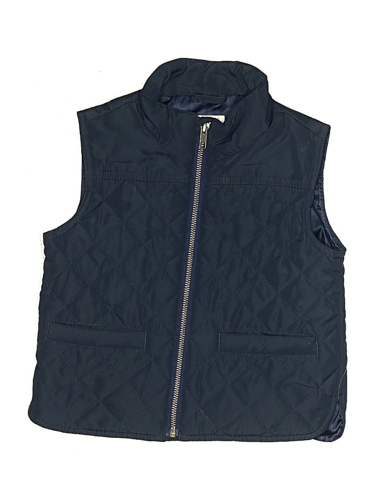 Pre-owned Crewcuts Kids' Vest In Blue
