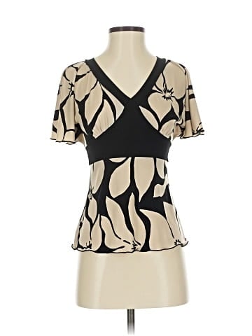 Lafayette 148 New York Short Sleeve Blouse (view 1)