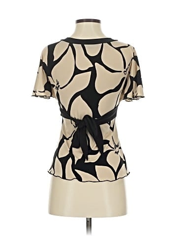 Lafayette 148 New York Short Sleeve Blouse (view 2)