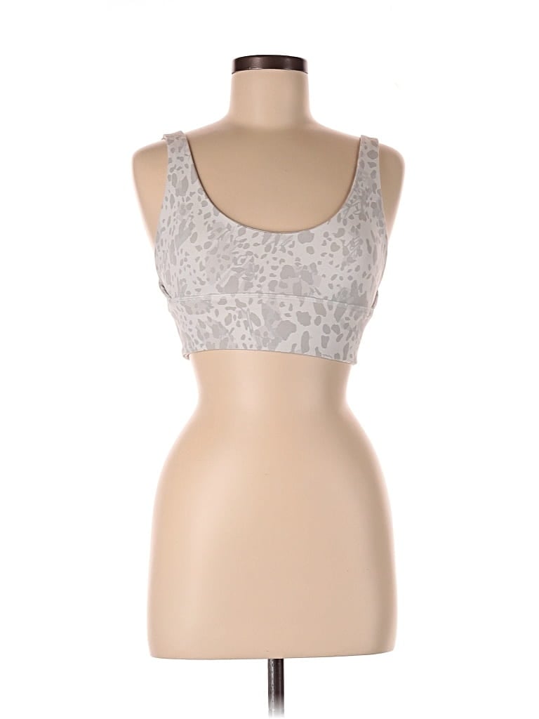 Pre-owned Lululemon Athletica Tank Top White Strapless Neckline Tops