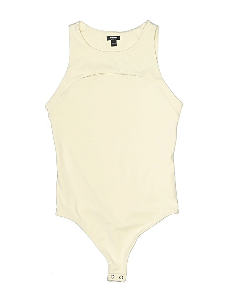 Pre-owned Express Bodysuit In White