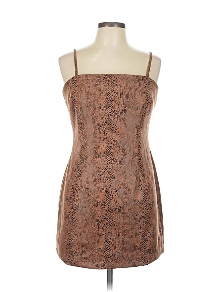 Pre-owned Acoa Collection Cocktail Dress In Brown