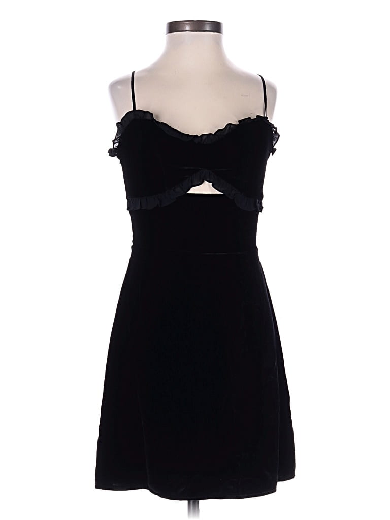 Pre-owned Reformation Cocktail Dress In Black