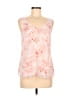CAbi 100% Polyester Pink White Sleeveless Blouse Size XS - photo 1