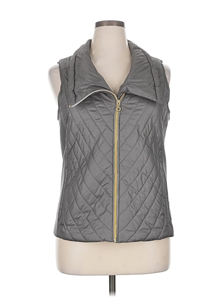 Pre-owned Marc New York Andrew Marc Vest In Gray