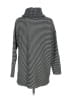 CAbi 100% Cotton Stripes Black Turtleneck Sweater Size S - photo 2