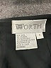 Worth Solid Black Wool Skirt Size 4 - photo 4