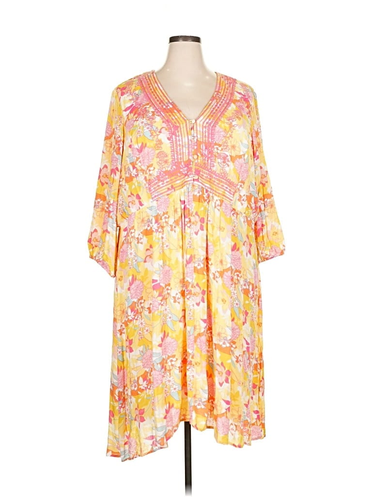 Pre-owned Torrid Casual Dress In Yellow