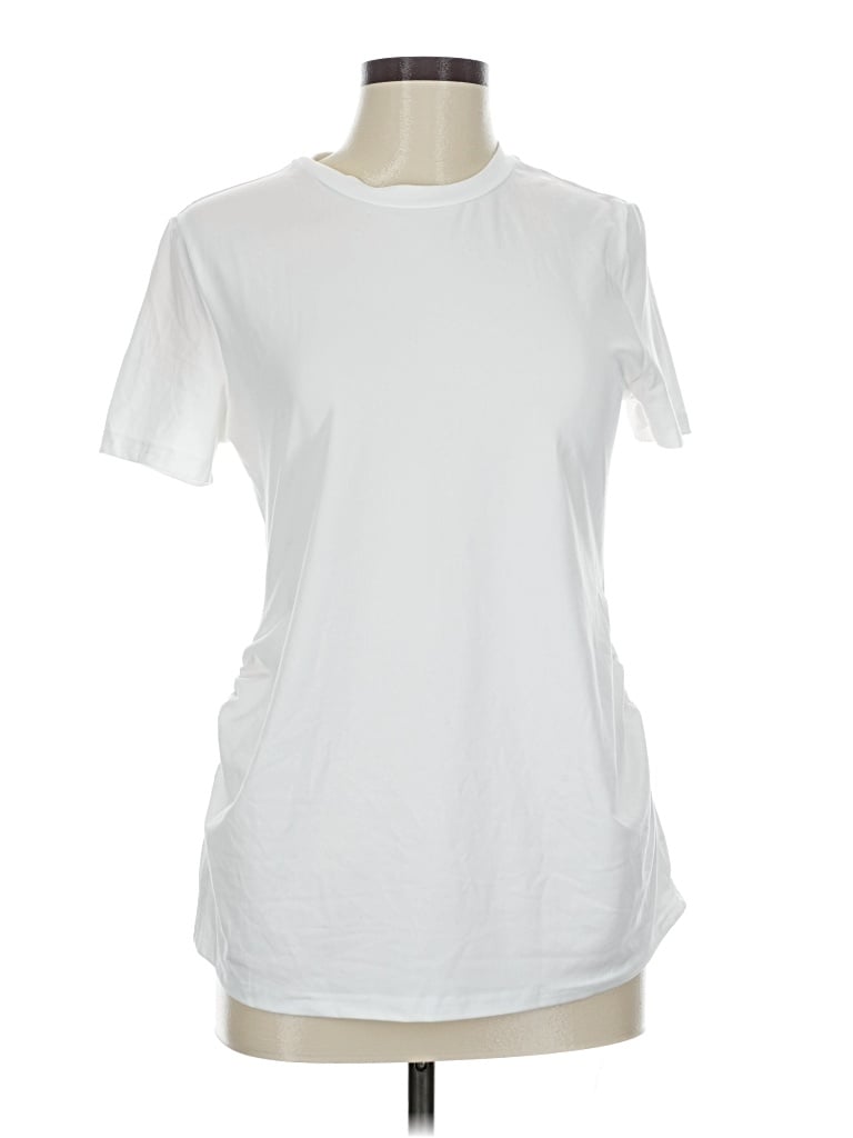 Pre-owned Shein Active T-shirt In White