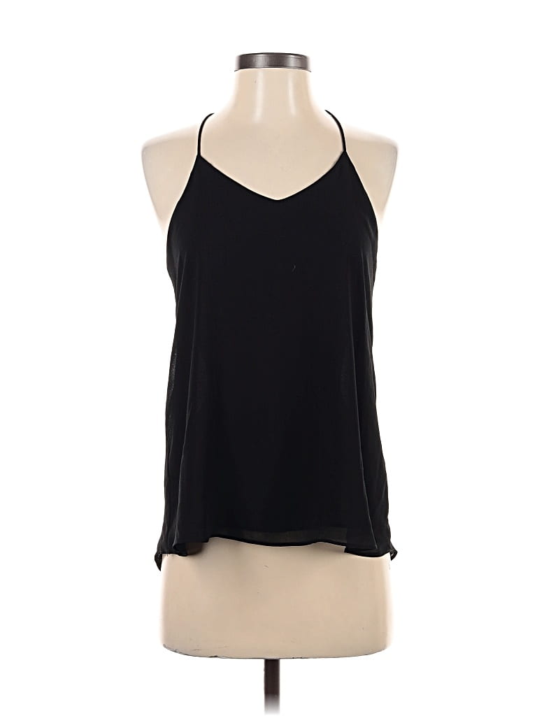 Pre-owned E&m Collection Sleeveless Blouse In Black