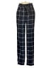 Express 100% Polyester Plaid Blue Casual Pants Size 00 - photo 1