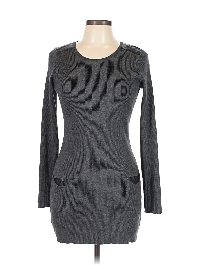 Pre-owned A. Byer Casual Dress In Gray