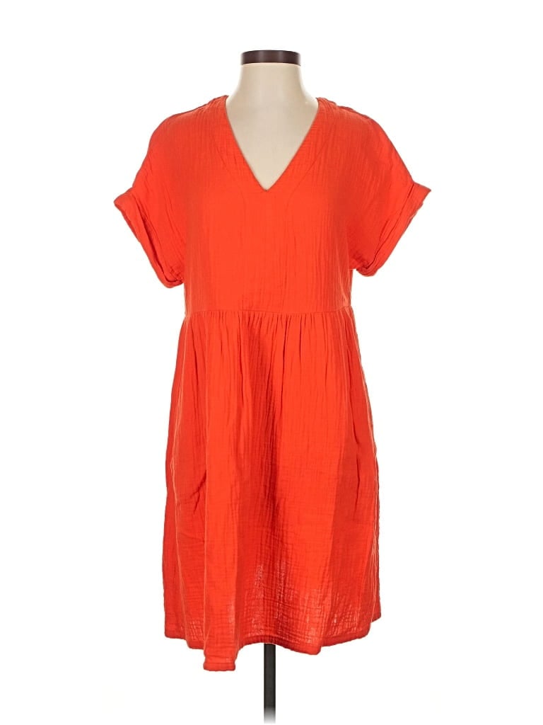 Pre-owned Universal Thread Casual Dress In Orange