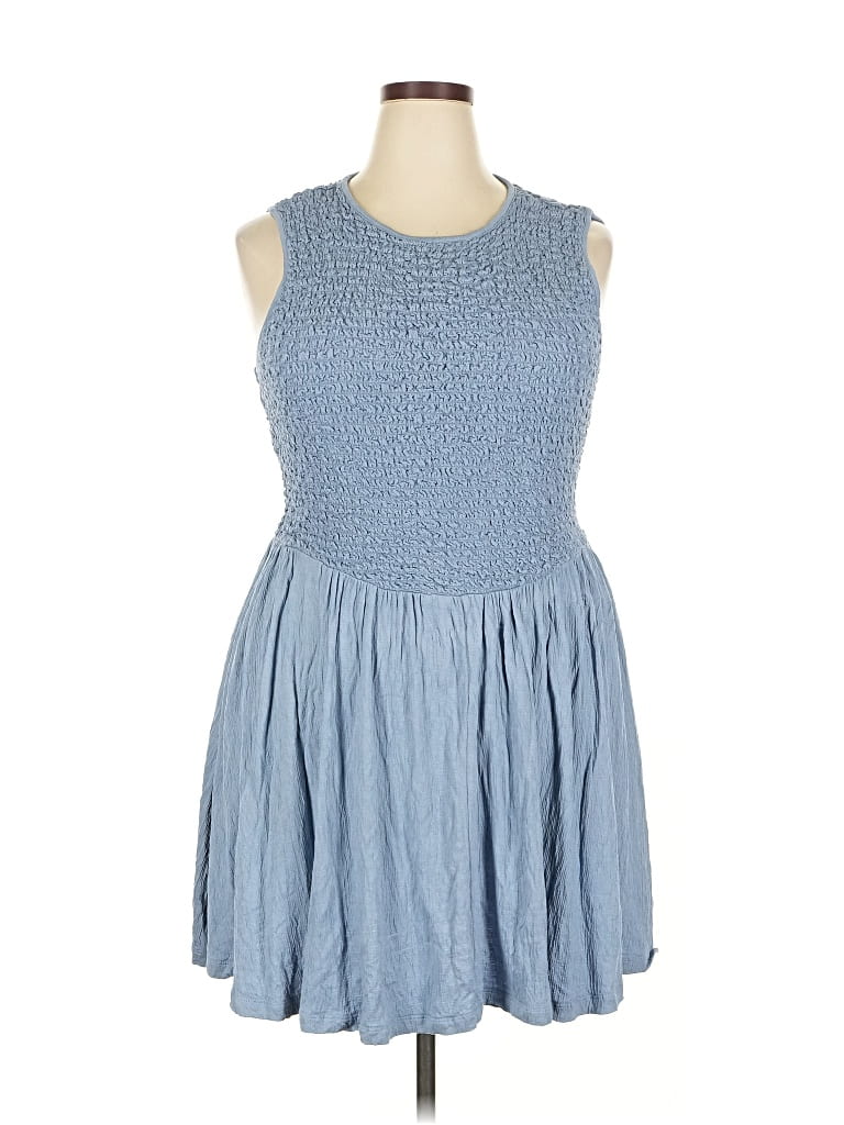Pre-owned Asos Design Casual Dress In Blue