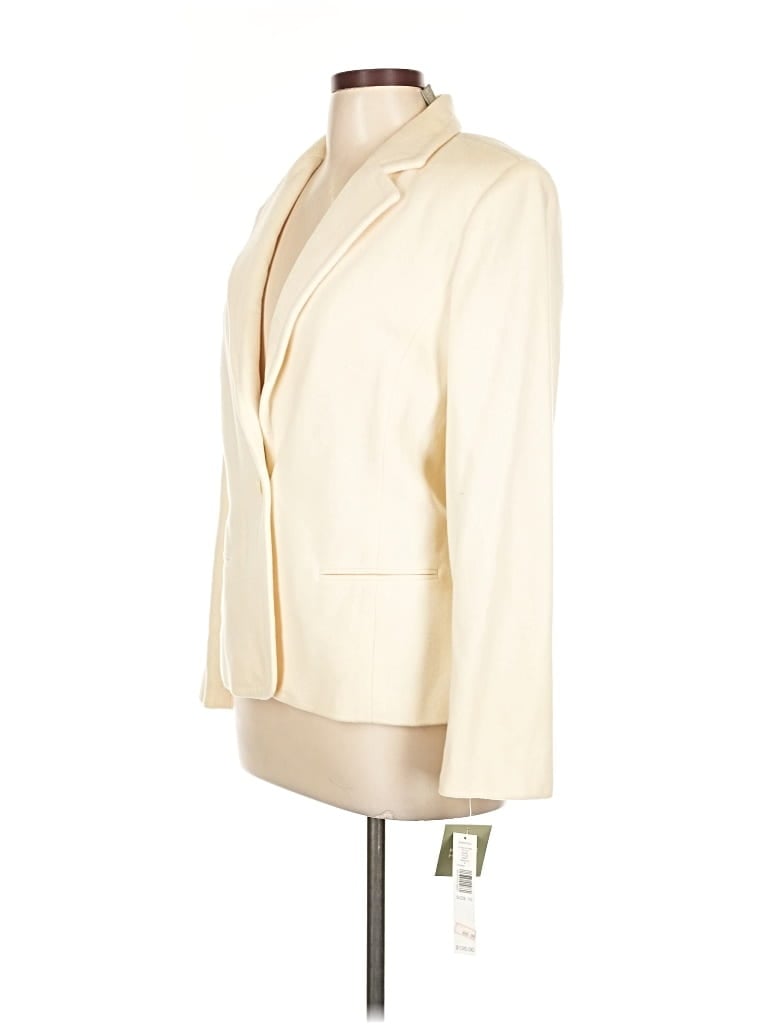 Pre-owned Kate Hill Blazer Jacket In White