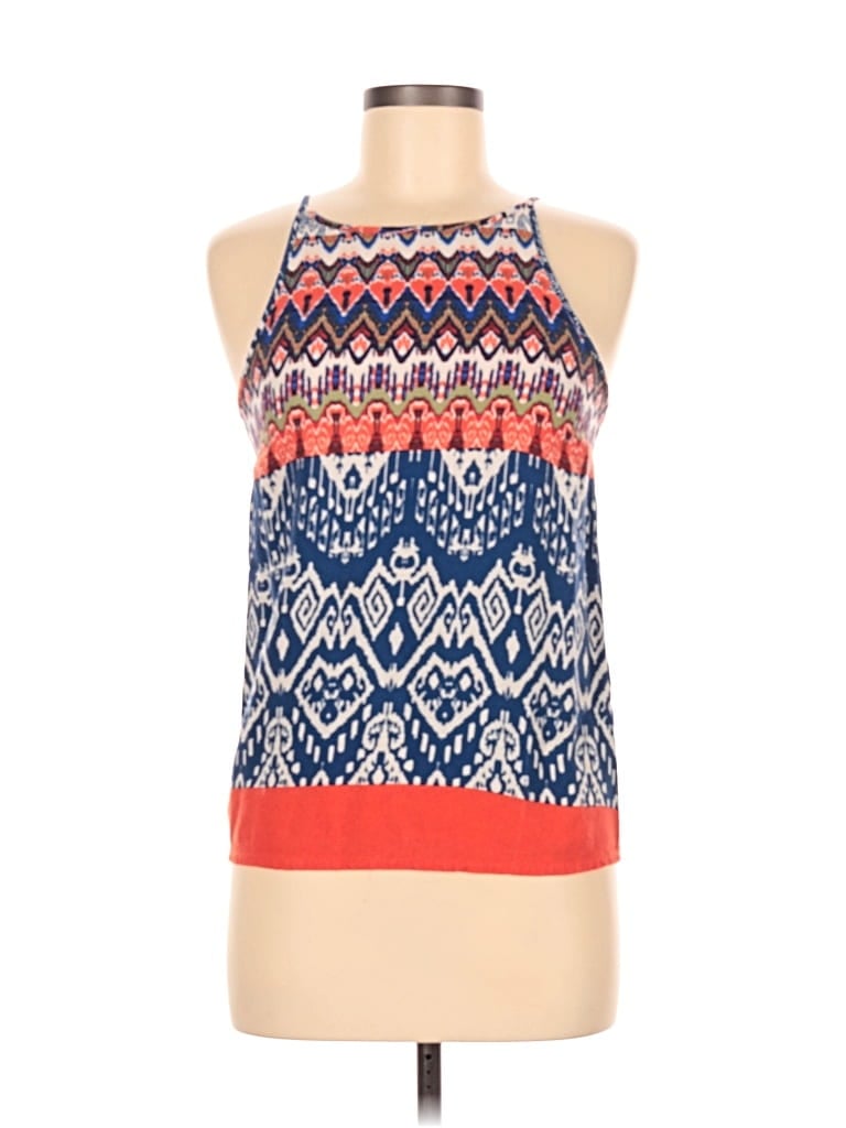 Pre-owned Renee C Sleeveless Blouse In Blue