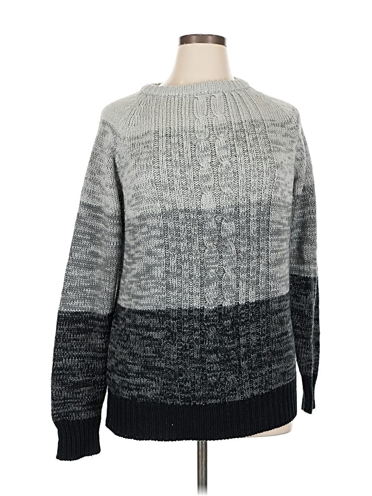 Pre-owned Assorted Brands Pullover Sweater In Gray