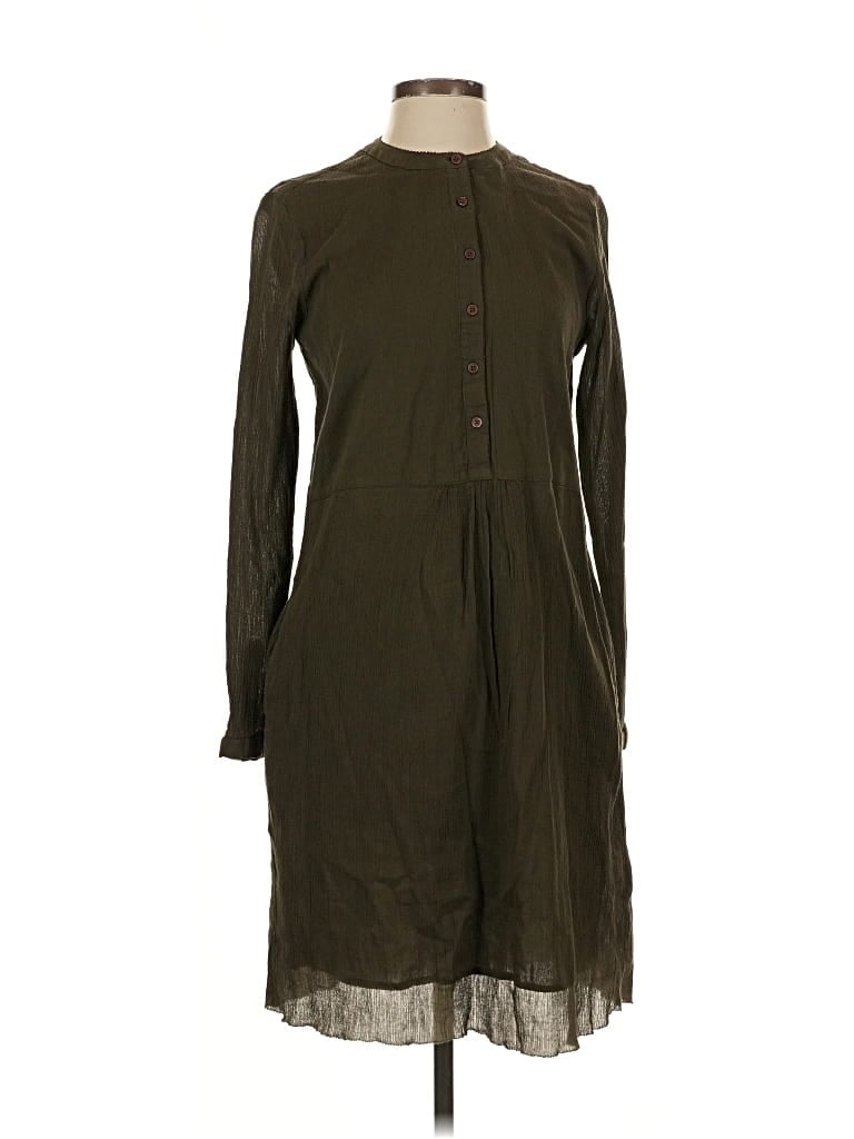 Pre-owned Lilla P Casual Dress In Brown