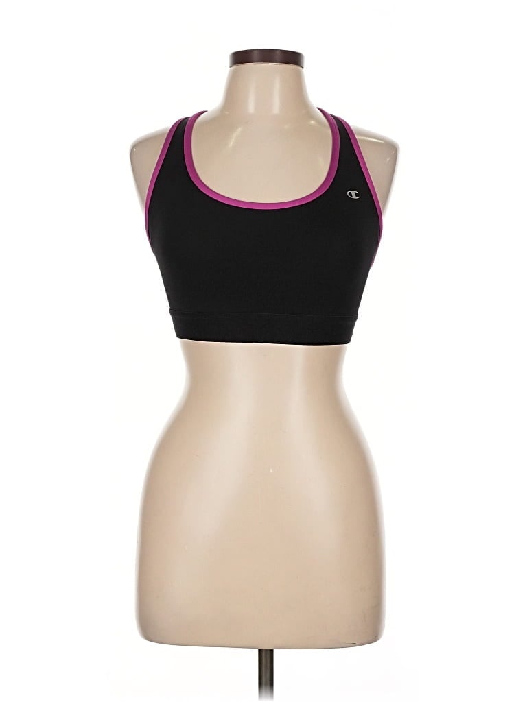 Pre-owned Champion Sports Bra In Black