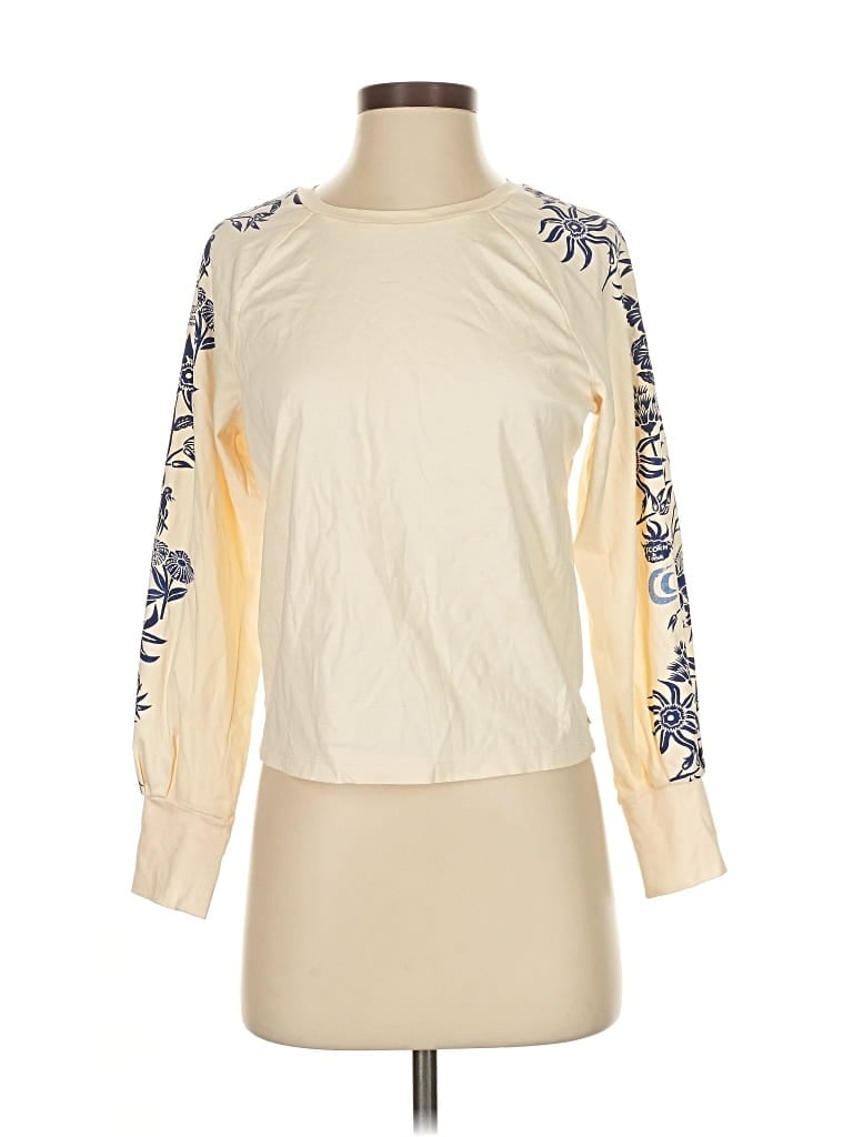 Pre-owned Scotch & Soda Long Sleeve T-shirt In White