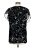 CAbi 100% Polyester Black Short Sleeve Blouse Size M - photo 2