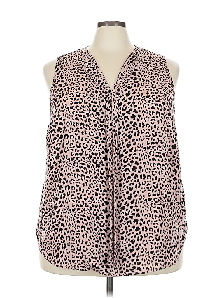 Pre-owned 41hawthorn Sleeveless Blouse In Pink