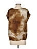 Grade & Gather 100% Polyester Tie-dye Brown Short Sleeve Blouse Size S - photo 2