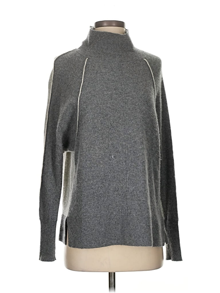 Pre-owned Vineyard Vines Cashmere Pullover Sweater In Gray