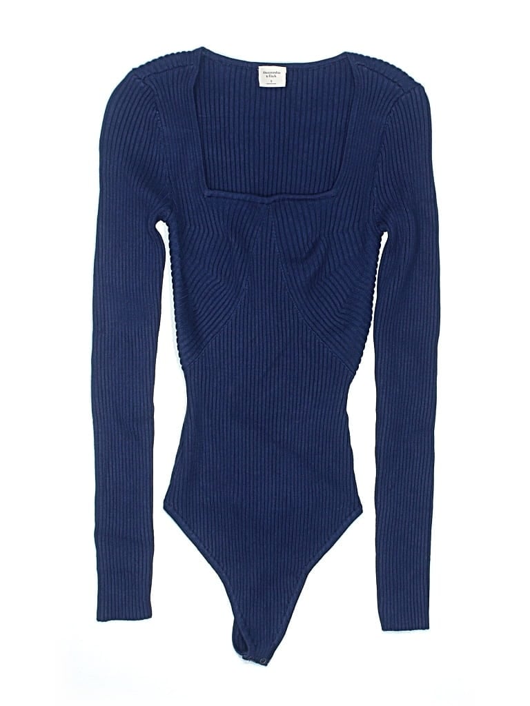 Pre-owned Abercrombie & Fitch Bodysuit In Blue