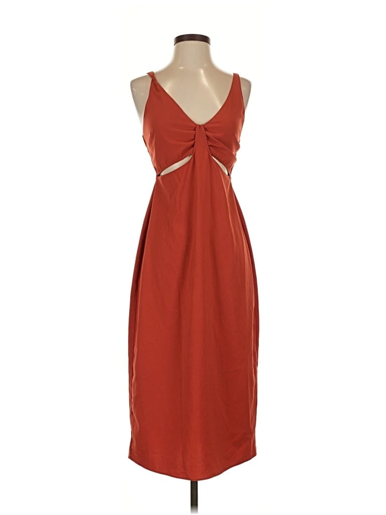 Pre-owned Abercrombie & Fitch Cocktail Dress In Orange