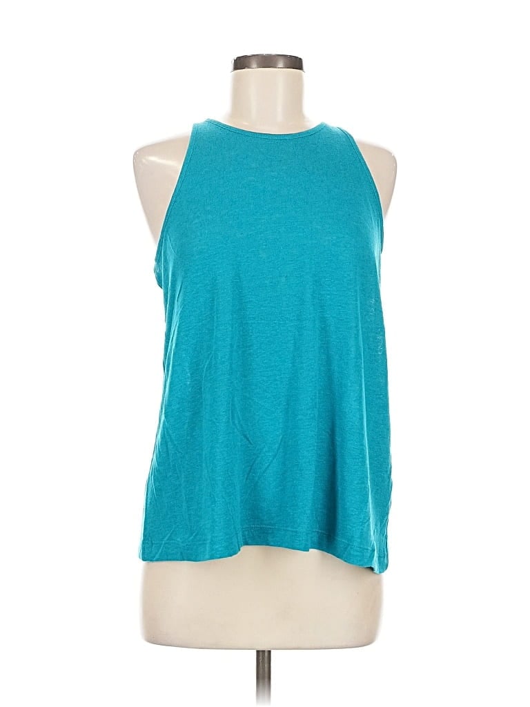 Pre-owned Banana Republic Factory Store Sleeveless T-shirt In Blue