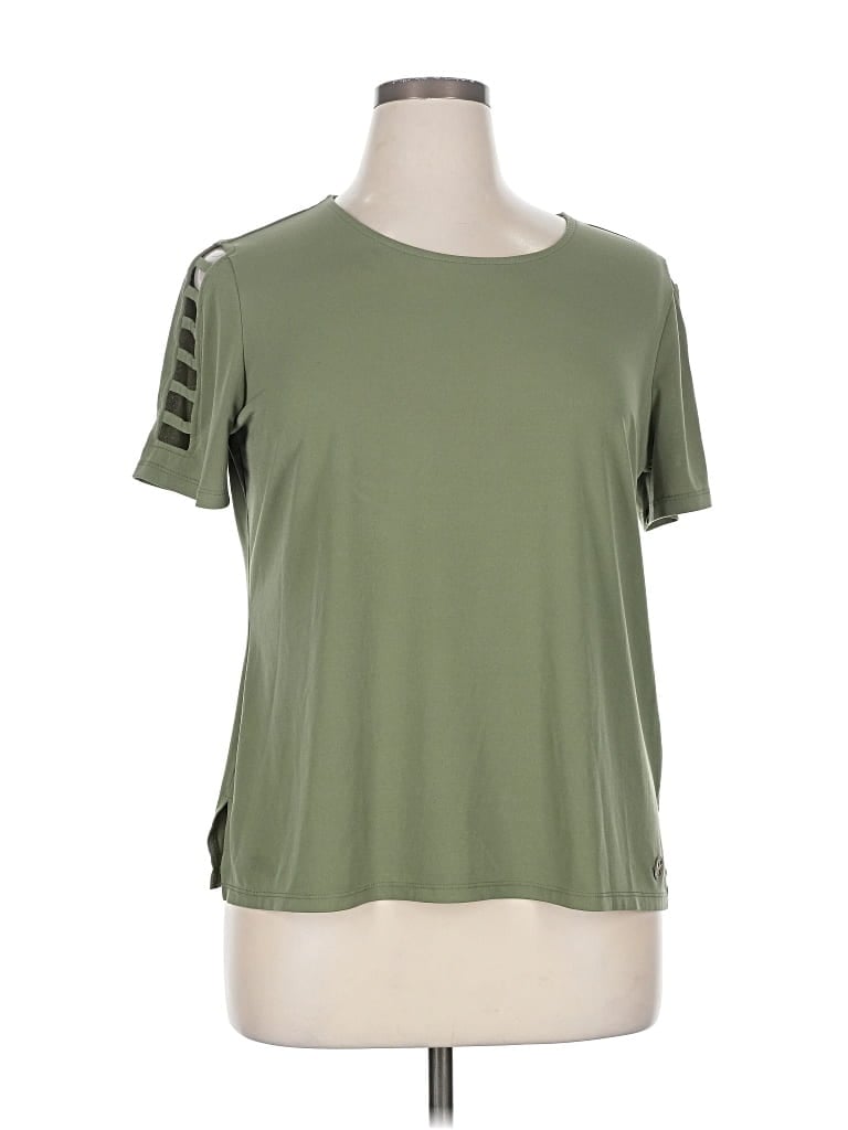 Pre-owned Michael Michael Kors Active T-shirt In Green
