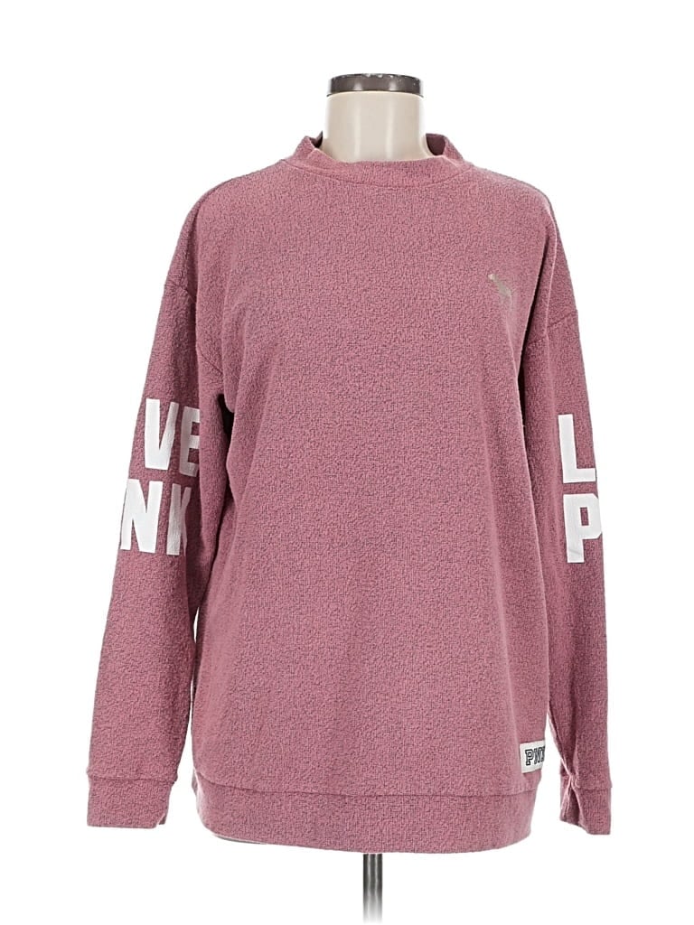 Pre-owned Victoria's Secret Pink Sweatshirt In Pink