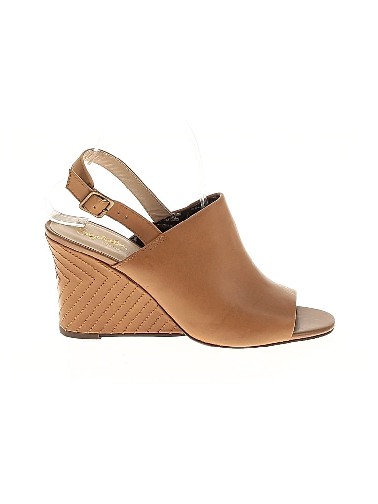 Pre-owned Seychelles Wedges In Brown