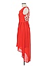 Monteau 100% Polyester Solid Red Casual Dress Size M - photo 5