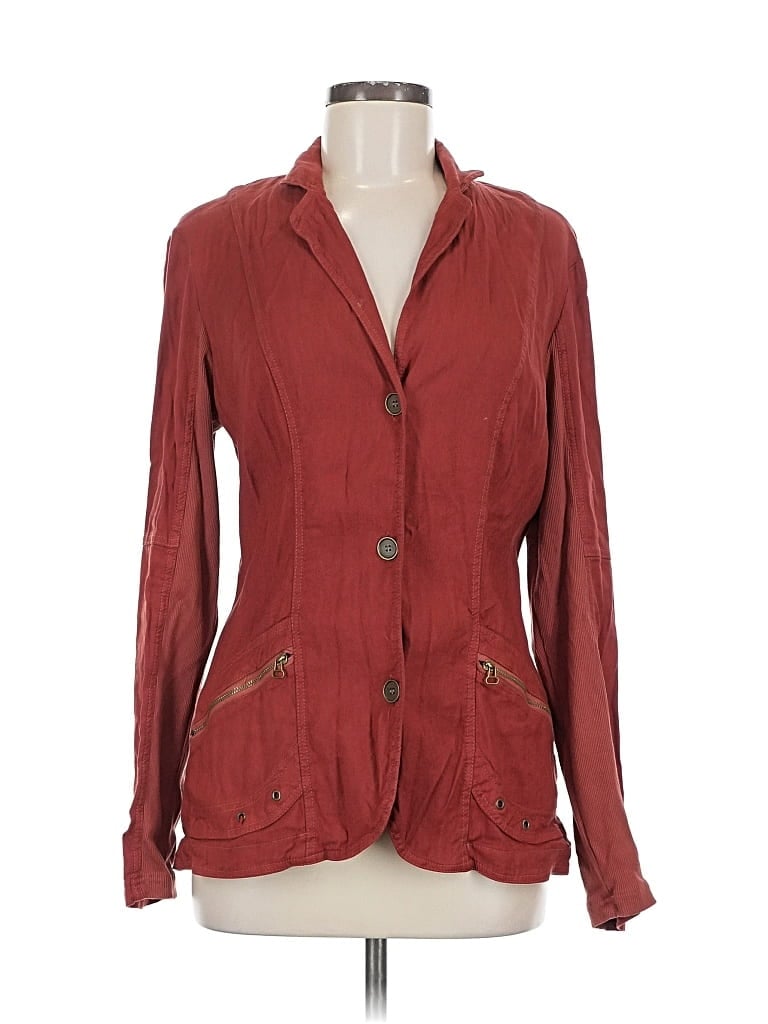 Pre-owned Xcvi Blazer Jacket In Red