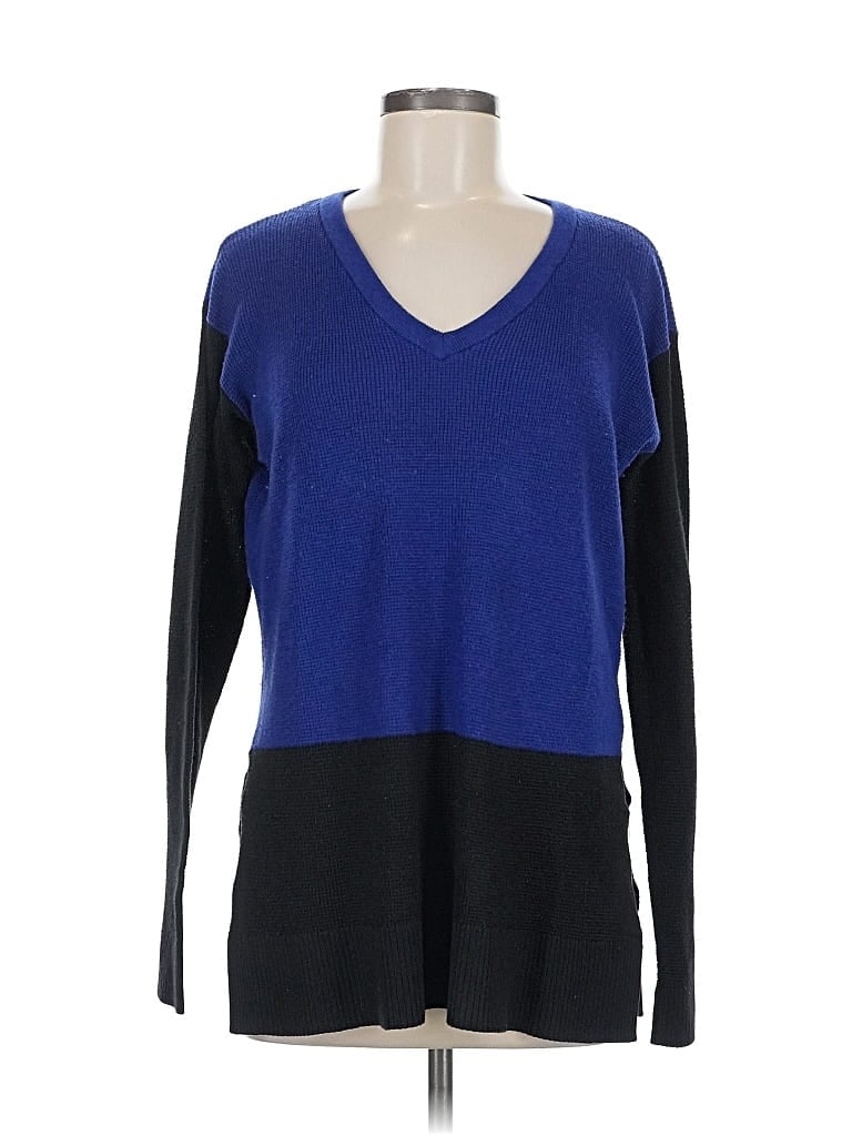 Pre-owned Vince Camuto Pullover Sweater In Blue