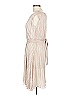DKNY 100% Polyester Stripes Tan Cocktail Dress Size 10 - photo 5